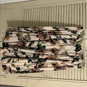 Zara Floral Midi Skirt